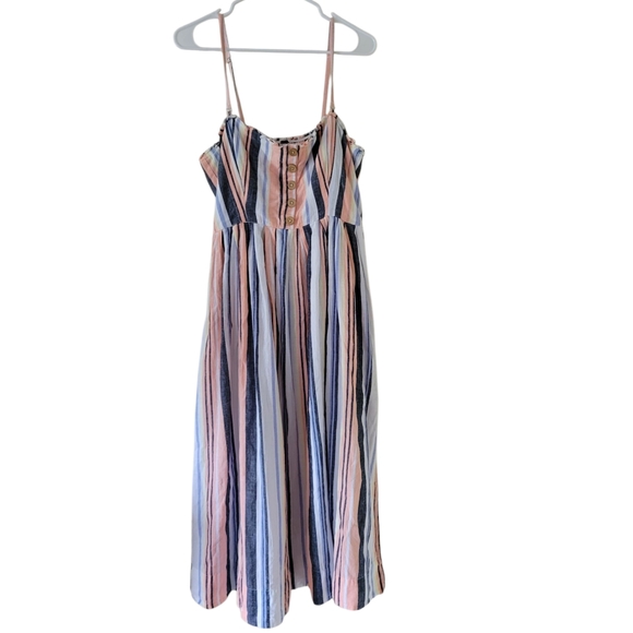 Free People Lilah Striped Boho Maxi Dress - Picture 2 of 14